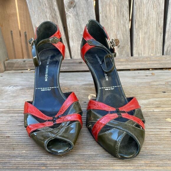 Sigerson Morrison patent leather high heel sandals size 7 - Picture 5 of 13